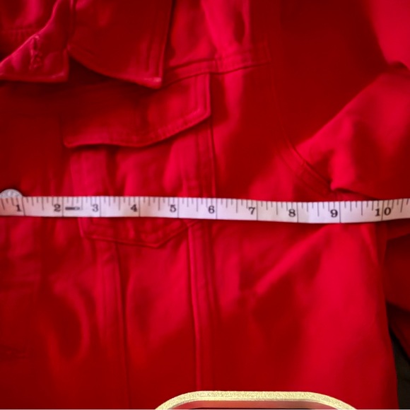 2 - Red Jean Lightweight Jacket - Picture 10 of 15